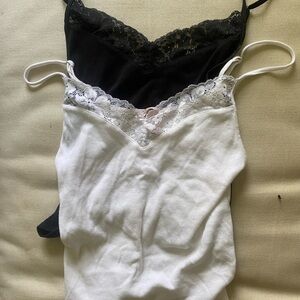 Victoria's Secret White Ribbed Camisole
